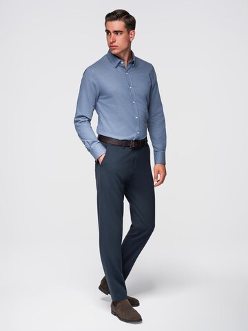 Ombre Slim fit Overhemd 'OM-SHCS-0175' in Blauw
