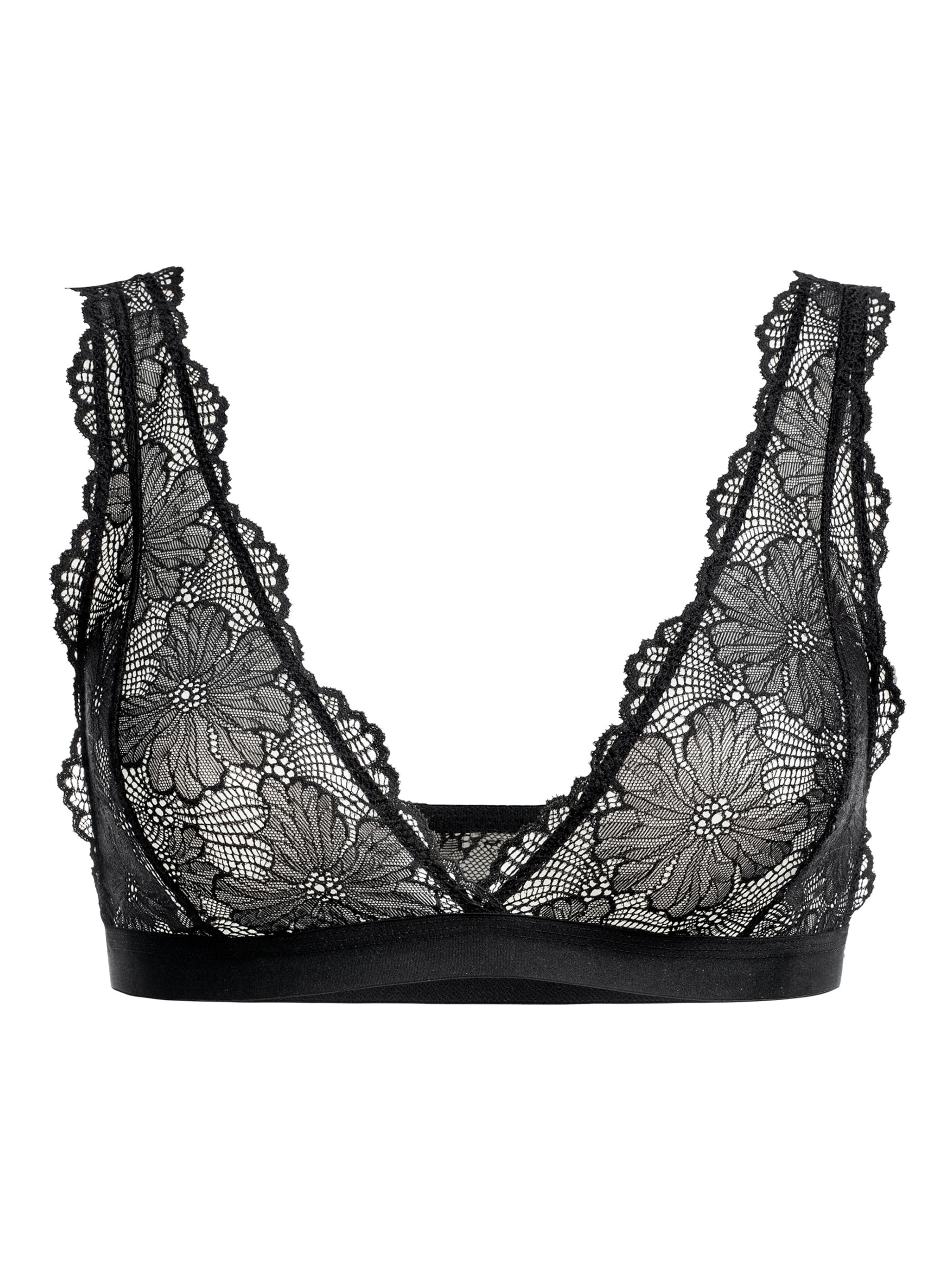 Bustier Soutien-gorge Erlich Textil en noir : devant