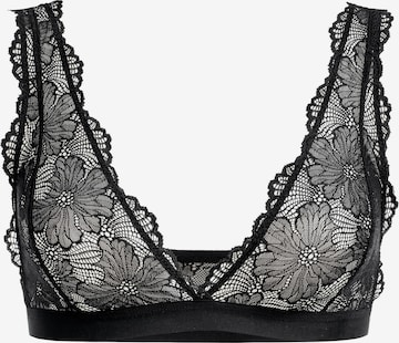 Bustier Soutien-gorge Erlich Textil en noir : devant