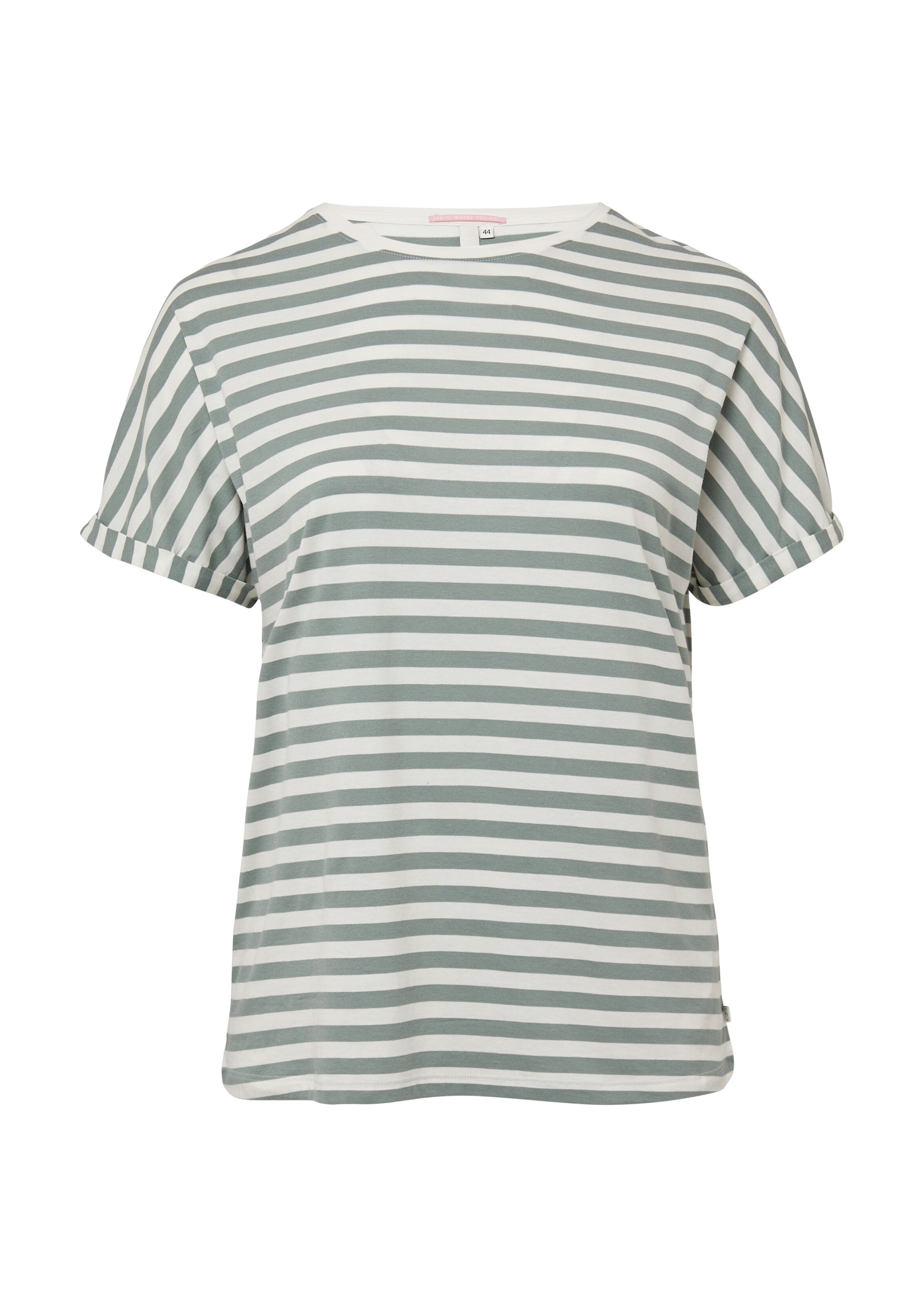 T-shirt QS en vert : devant