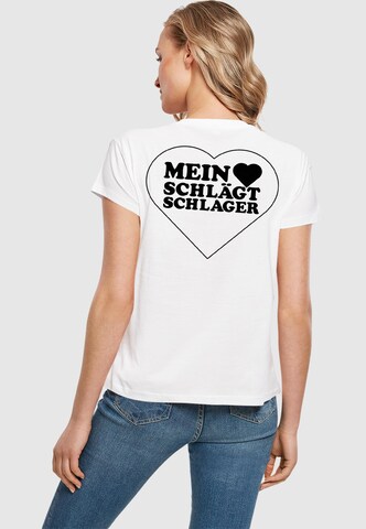 T-shirt 'MHSS Herz' Merchcode en blanc : devant