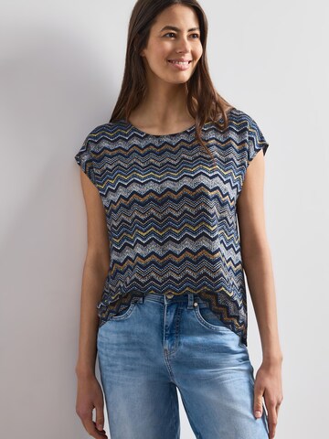 STREET ONE Blouse in Blue: front