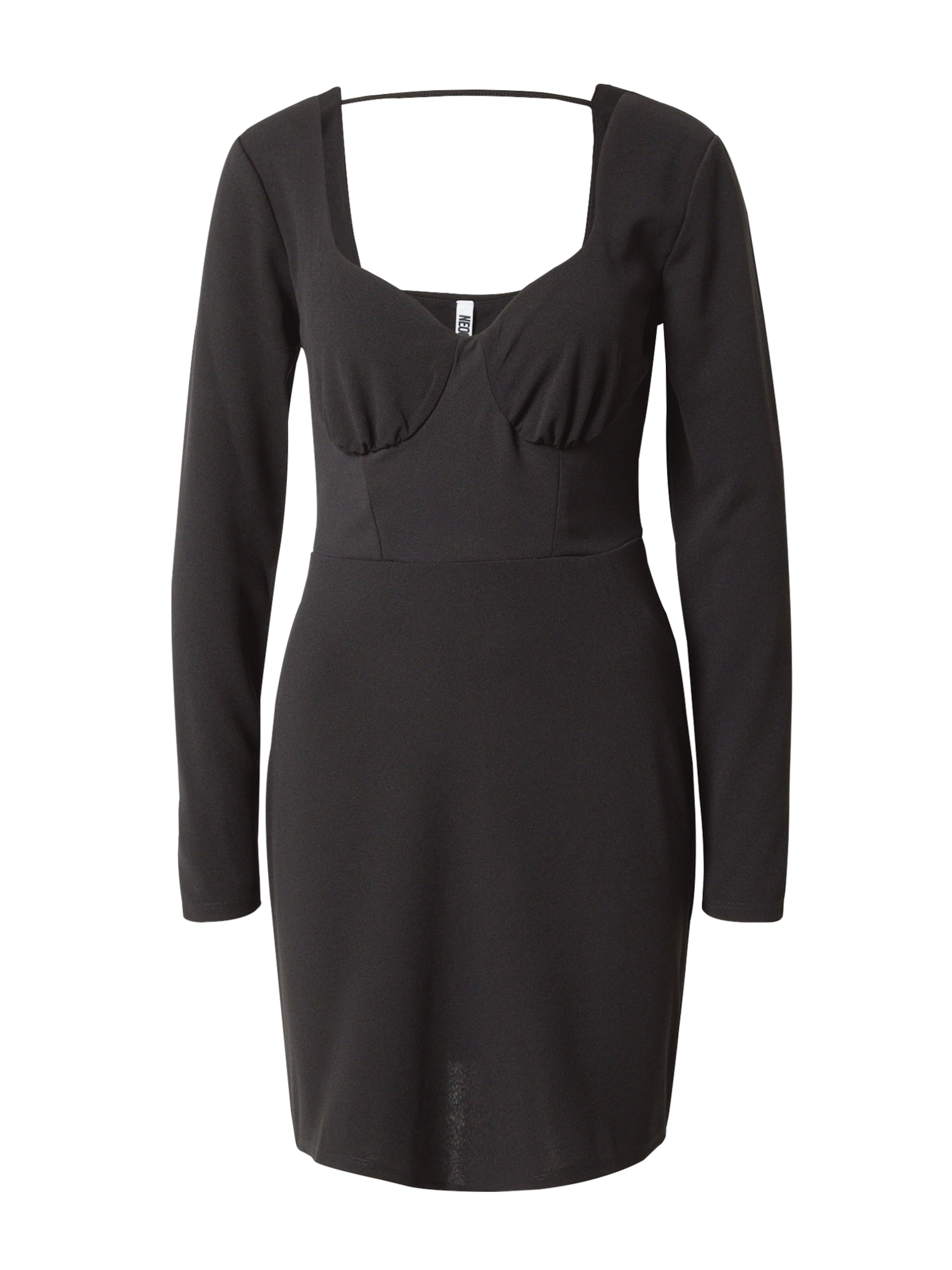 NEON & NYLON Dress 'VIOLET' in Black: front