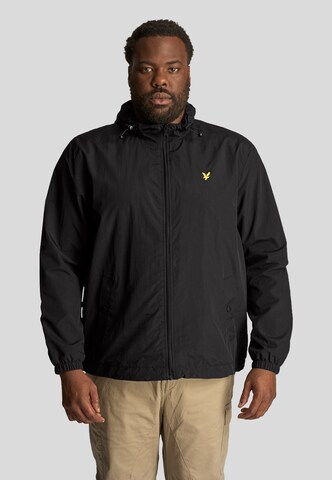 Veste mi-saison Lyle & Scott Big&Tall en noir : devant