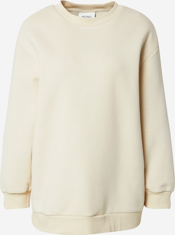 Monki Sweatshirt in Beige: predná strana