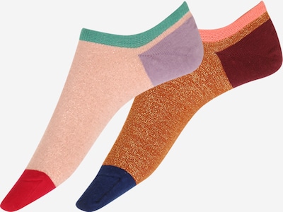 Calzino invisibile BeckSöndergaard di colore giallo oro / giada / sambuco / rosa antico / mirtillo, Visualizzazione prodotti