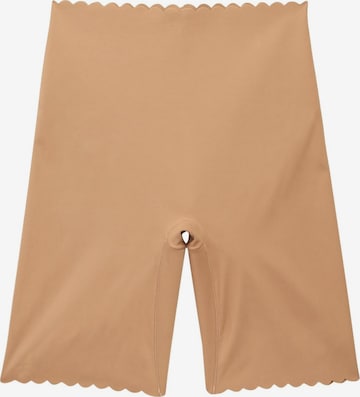 Pantalon modelant Next en beige : devant