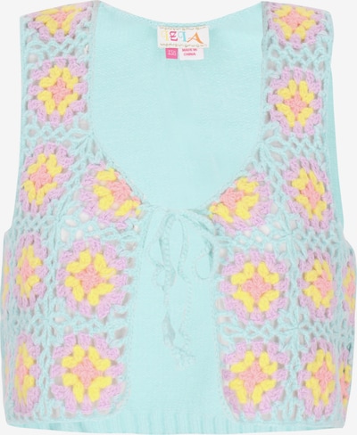 IZIA Pletená vesta - tyrkysová / žlutá / lenvandulová / růžová, Produkt