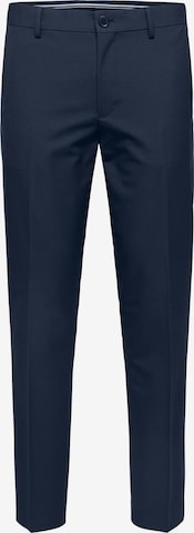 SELECTED HOMME Slim fit Pleated Pants 'Josh' in Blue: front