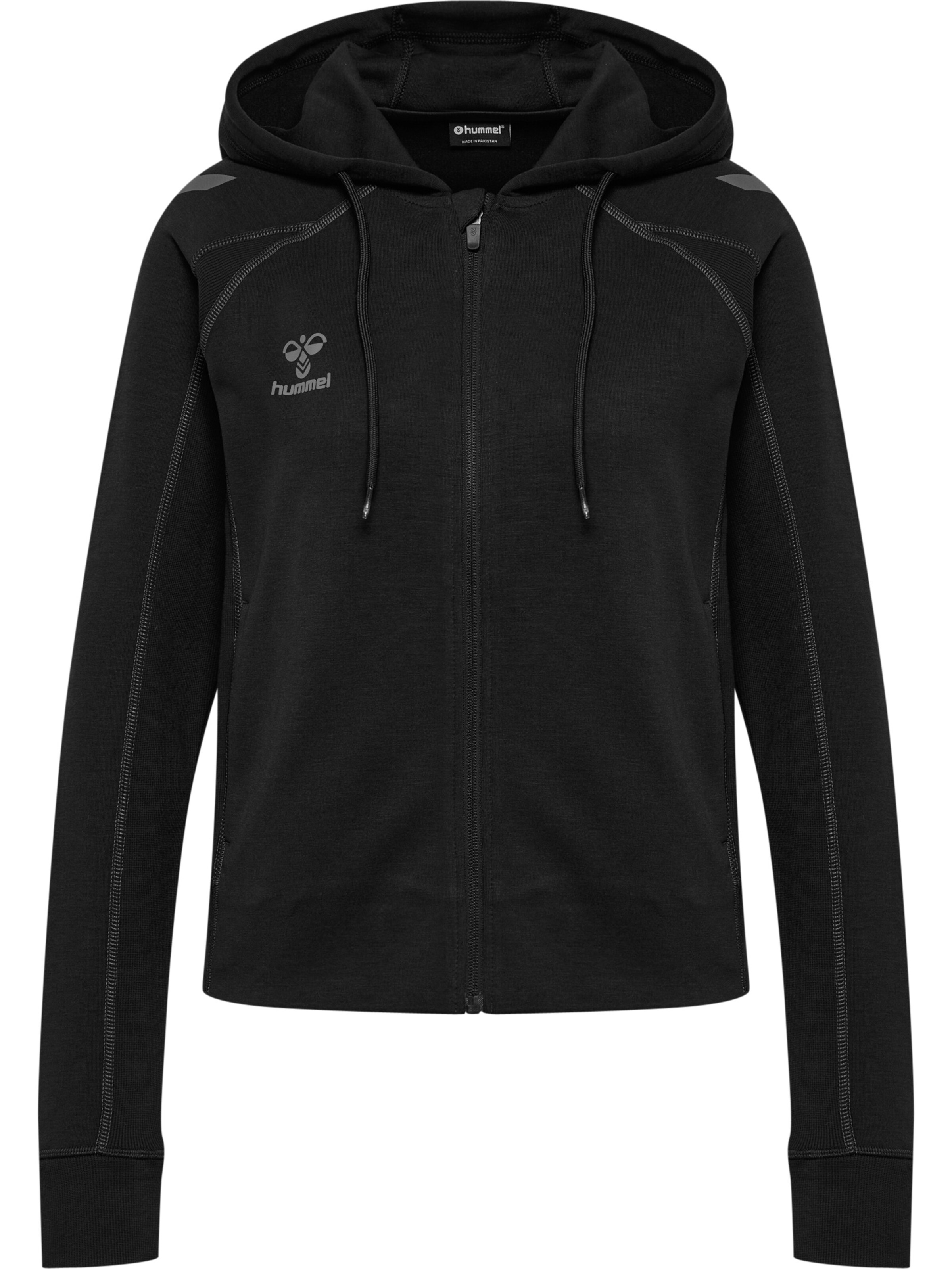 Hummel Sports sweat jacket in XXL in Grey / Black, Item view