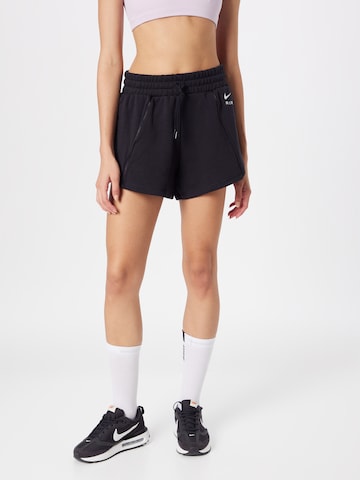 Regular Pantaloni de la Nike Sportswear pe negru: față