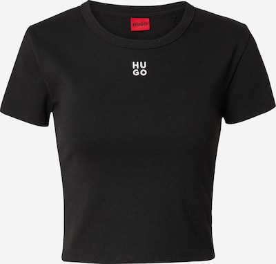 HUGO Camisa 'Delanor' em preto / branco, Vista do artigo