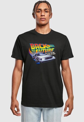 Merchcode Shirt 'Outatime 85' in Zwart: voorkant