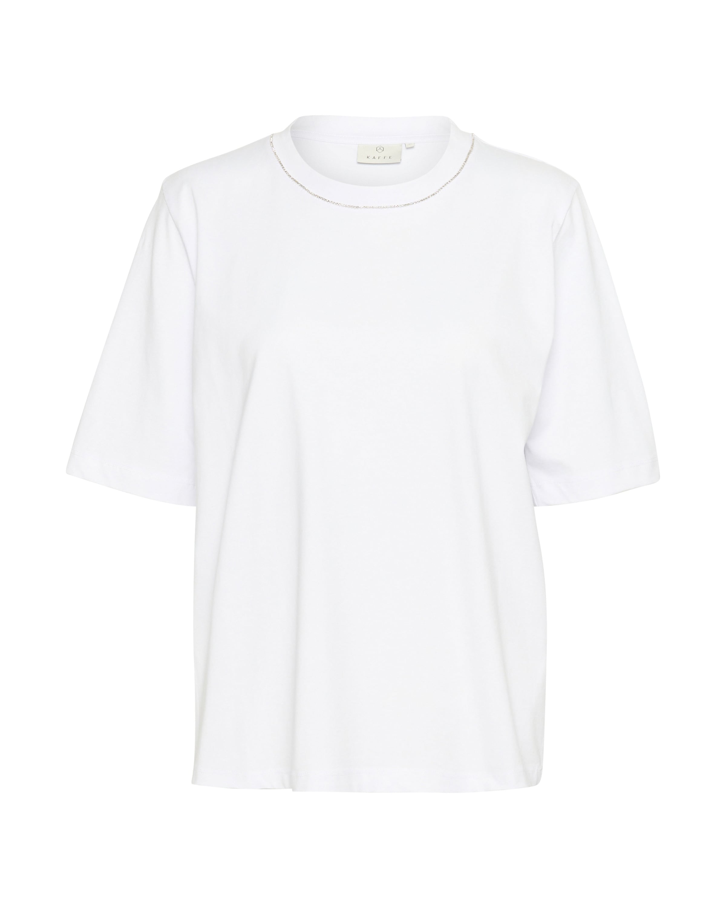 Kaffe T-Shirt 'KA Ivana' in Weiß: Vorderseite