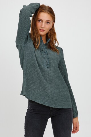 Camicia da donna 'FASANA' di b.young in verde: frontale