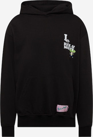 Family First Sweatshirt 'RICK' in Black: front