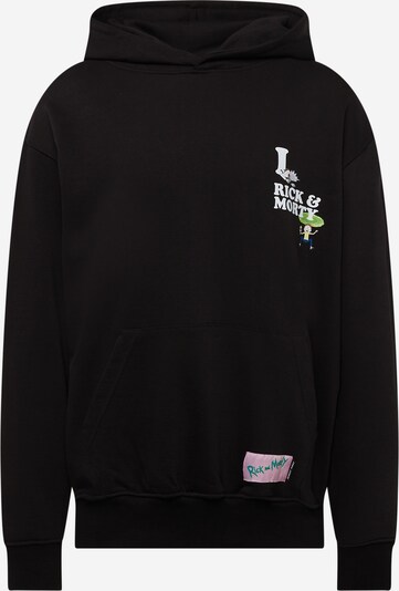 Family First Sweatshirt 'RICK' in hellgrün / schwarz / weiß, Produktansicht