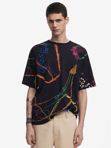 Maglietta di Desigual in nero: frontale