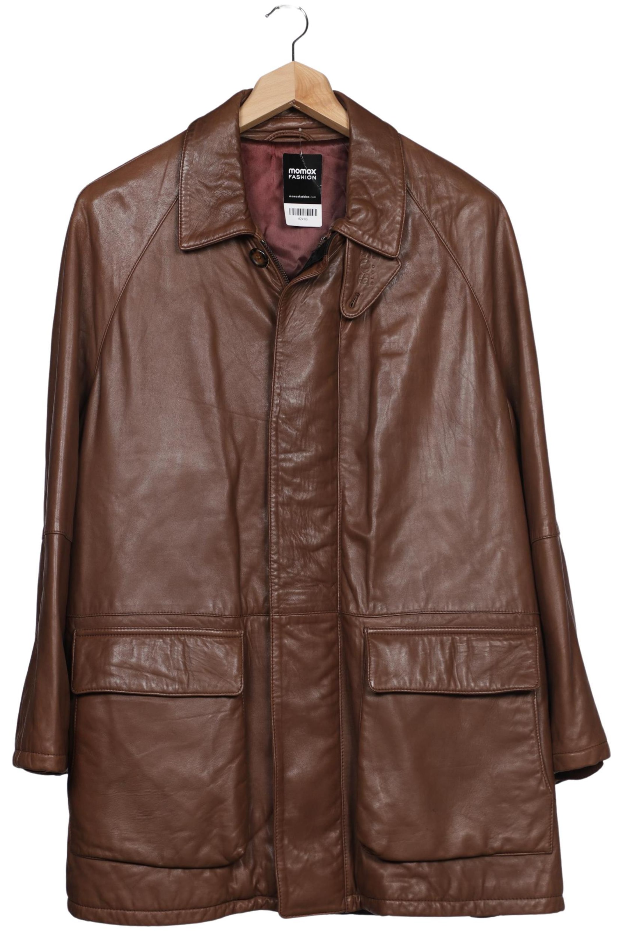 BOSS Black Jacket & Coat in L-XL in Brown: front