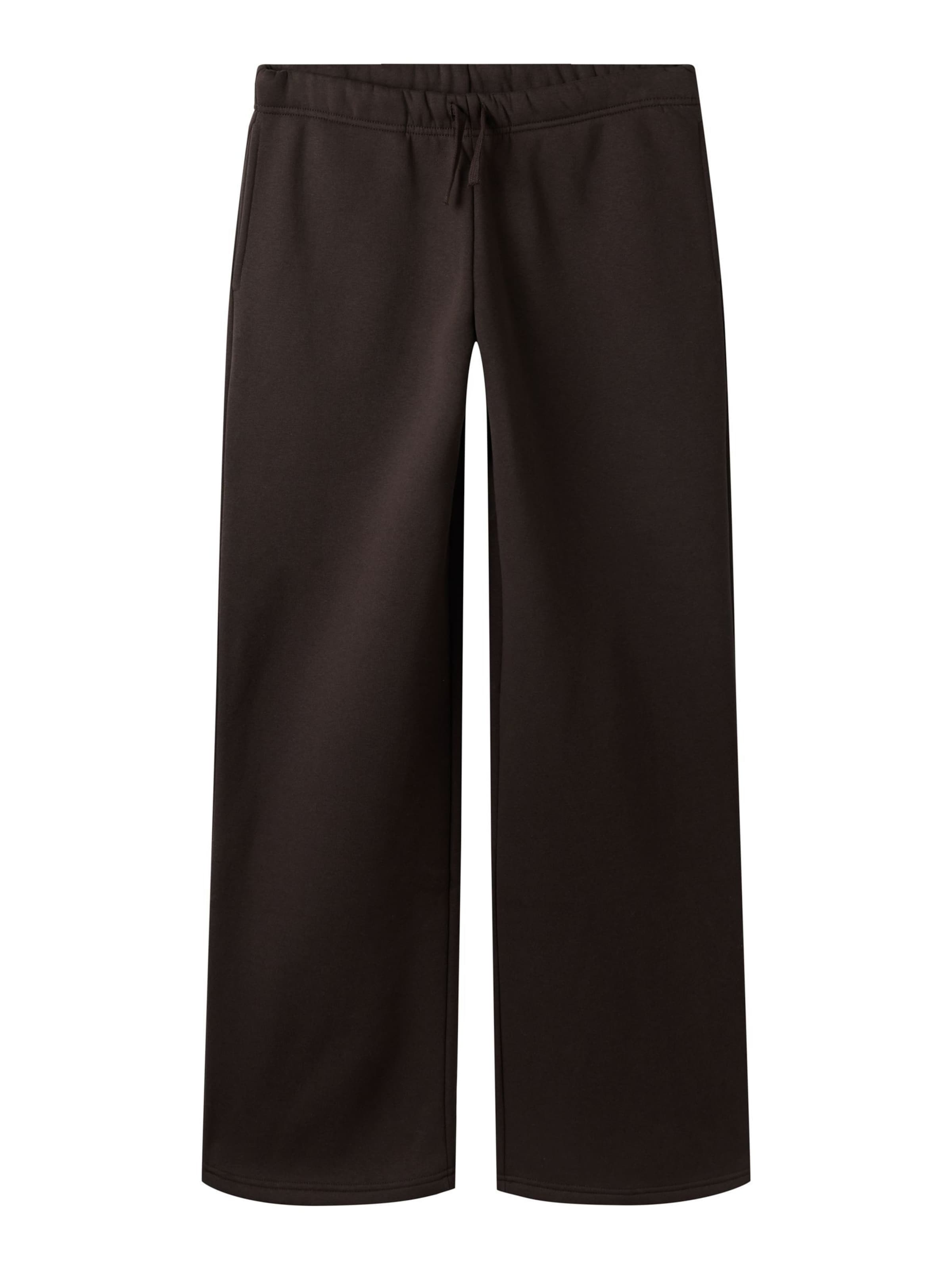 LMTD Wide Leg Bukser i brun: forside