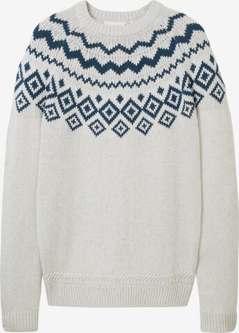 Pull-over TOM TAILOR en beige : devant