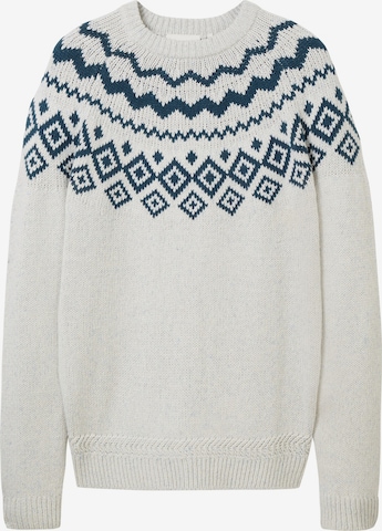 TOM TAILOR Sweater in Beige: front