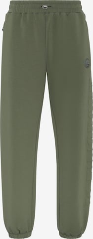 Pantaloni di Plein Sport in verde: frontale