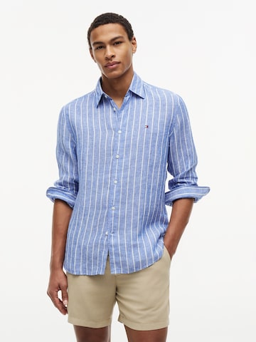 TOMMY HILFIGER Regular fit Button Up Shirt in Blue: front