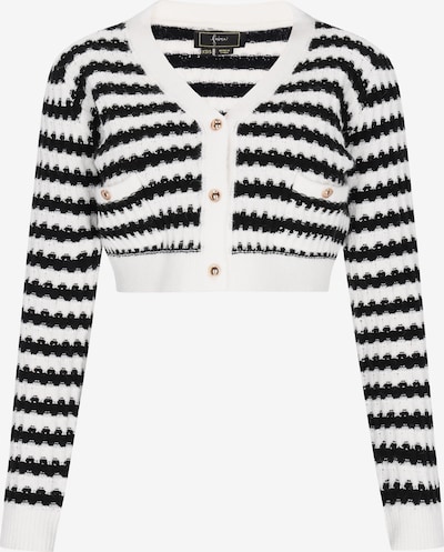 Kardiganas iš faina, spalva – juoda / balkšva, Prekių apžvalga