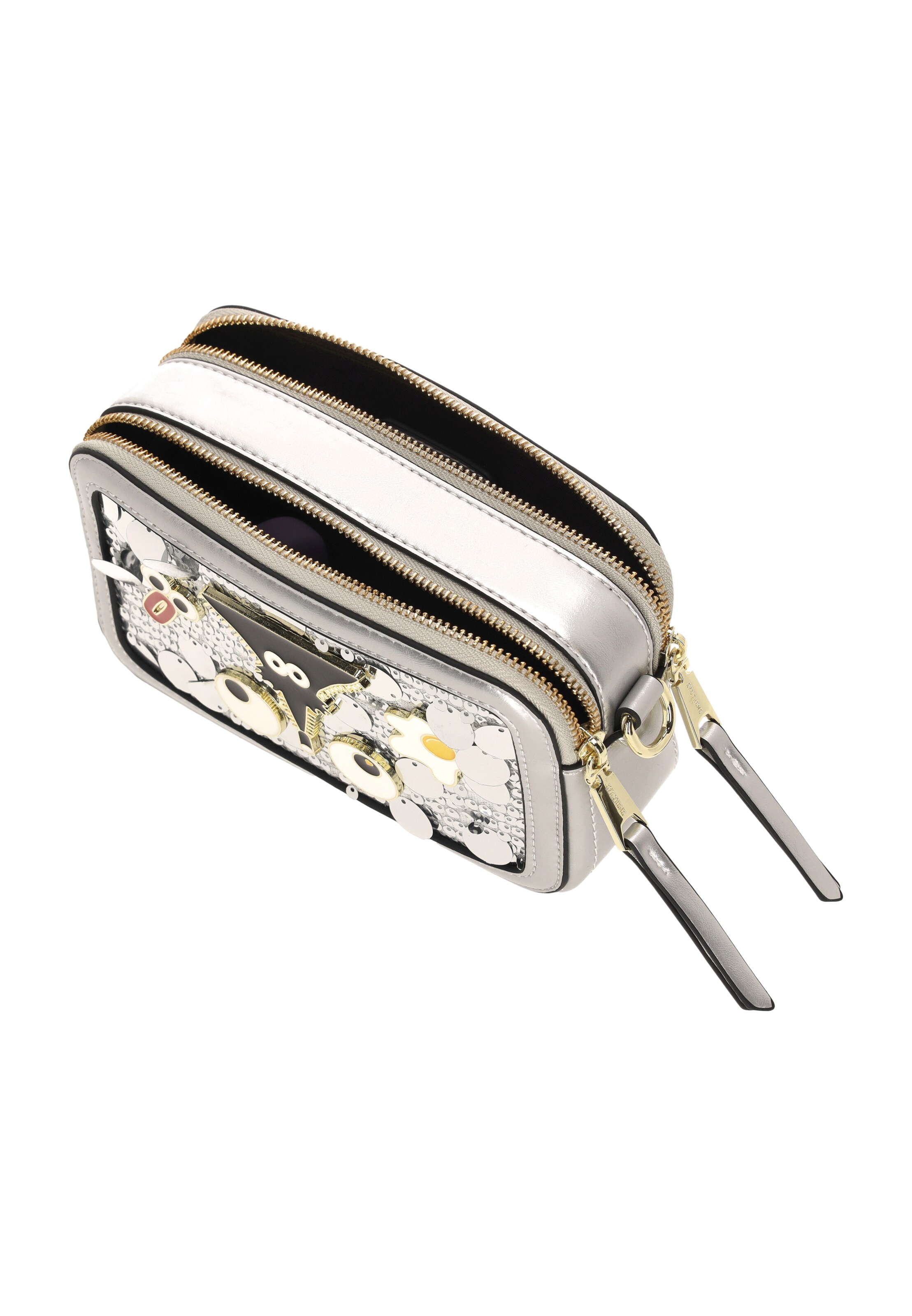 MYMO - Mala de ombro 'EyETHEME' em prata