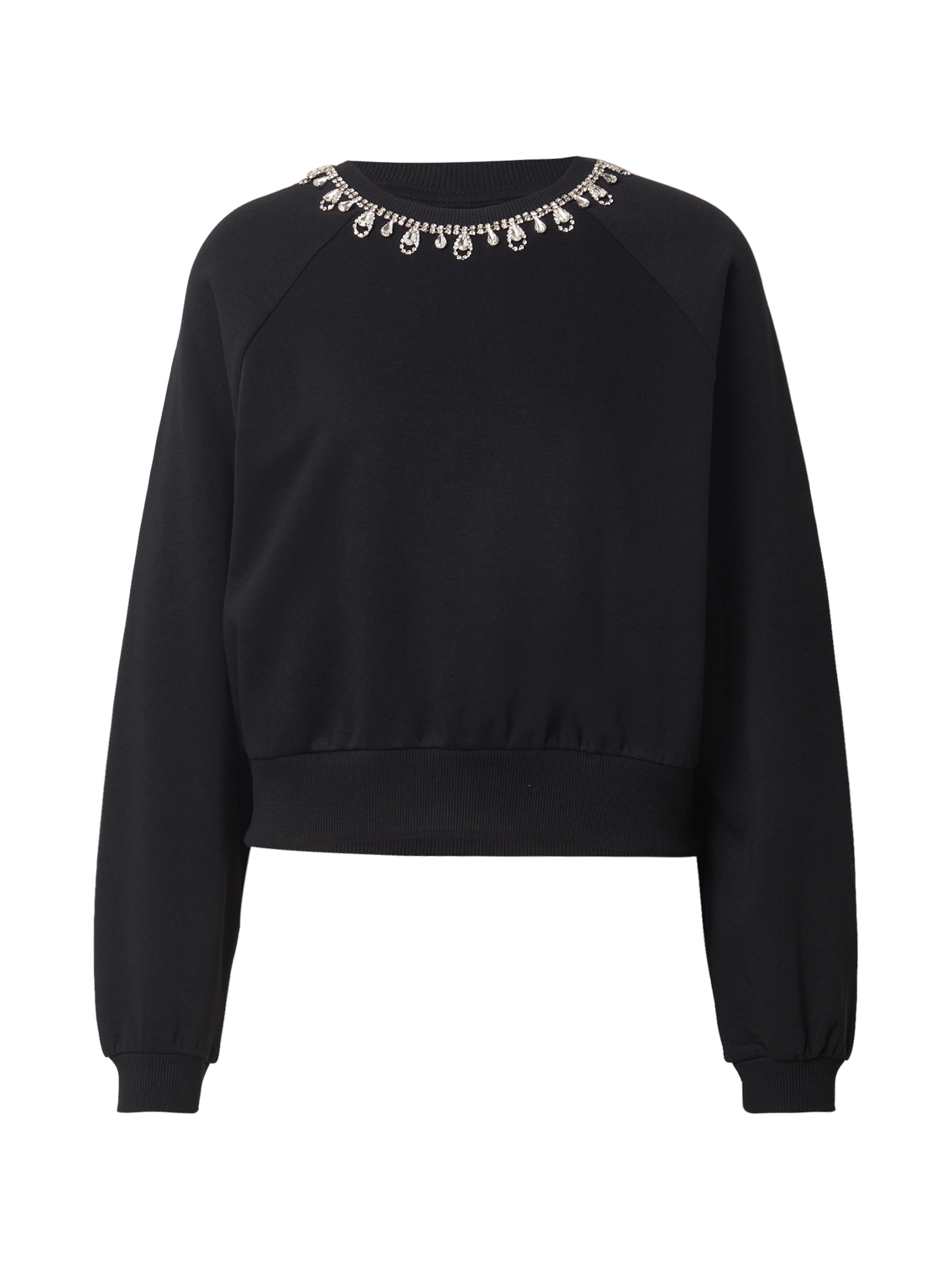 ONLY Sweatshirt 'ONLJETT' in Black: front