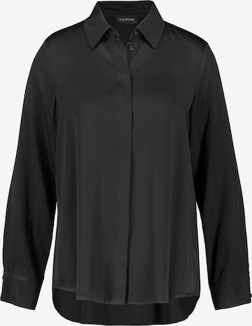 TAIFUN Blouse in Black: front