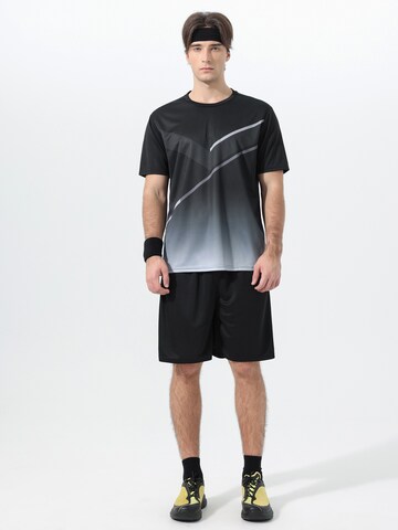 YOUTHUP Tracksuit 'Stichdicht' in Black: front