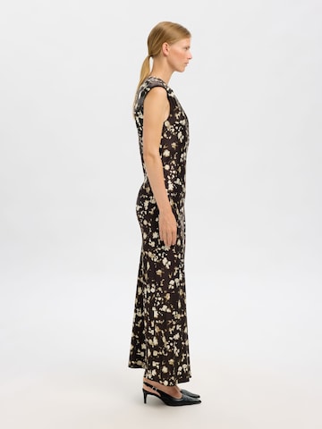 SELECTED Kleid in Braun