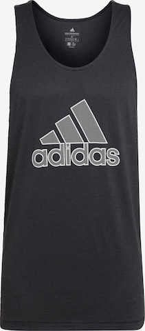 ADIDAS SPORTSWEAR - Camisa funcionais 'Muscle' em cinzento: frente