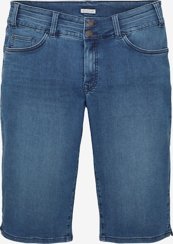 Tom Tailor Women + Slimfit Shorts in Blau: predná strana