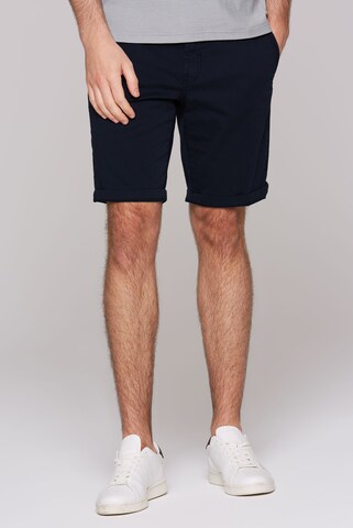 CMPD Regular Chino Pants in Blue: front