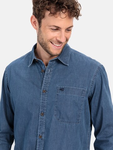 CAMEL ACTIVE Slim fit Button Up Shirt in Blue