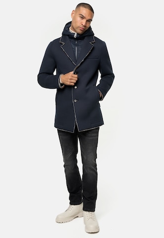 Manteau mi-saison ' Apostolos ' INDICODE JEANS en bleu