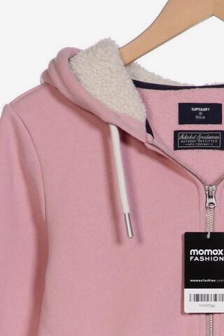 Superdry Sweatshirt & Zip-Up Hoodie in S in Pink