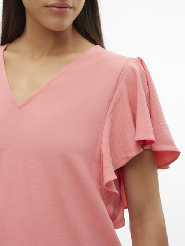 VERO MODA Blouse 'VMALVA' in Roze