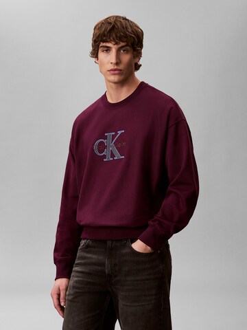 Calvin Klein Jeans - Sudadera en lila: frente