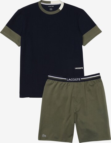 LACOSTE Short Pajamas in Blue: front