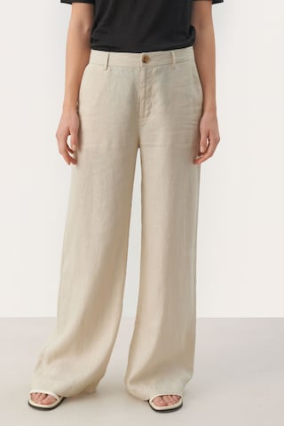 Part Two Wide leg Broek ' Ninnes' in Beige