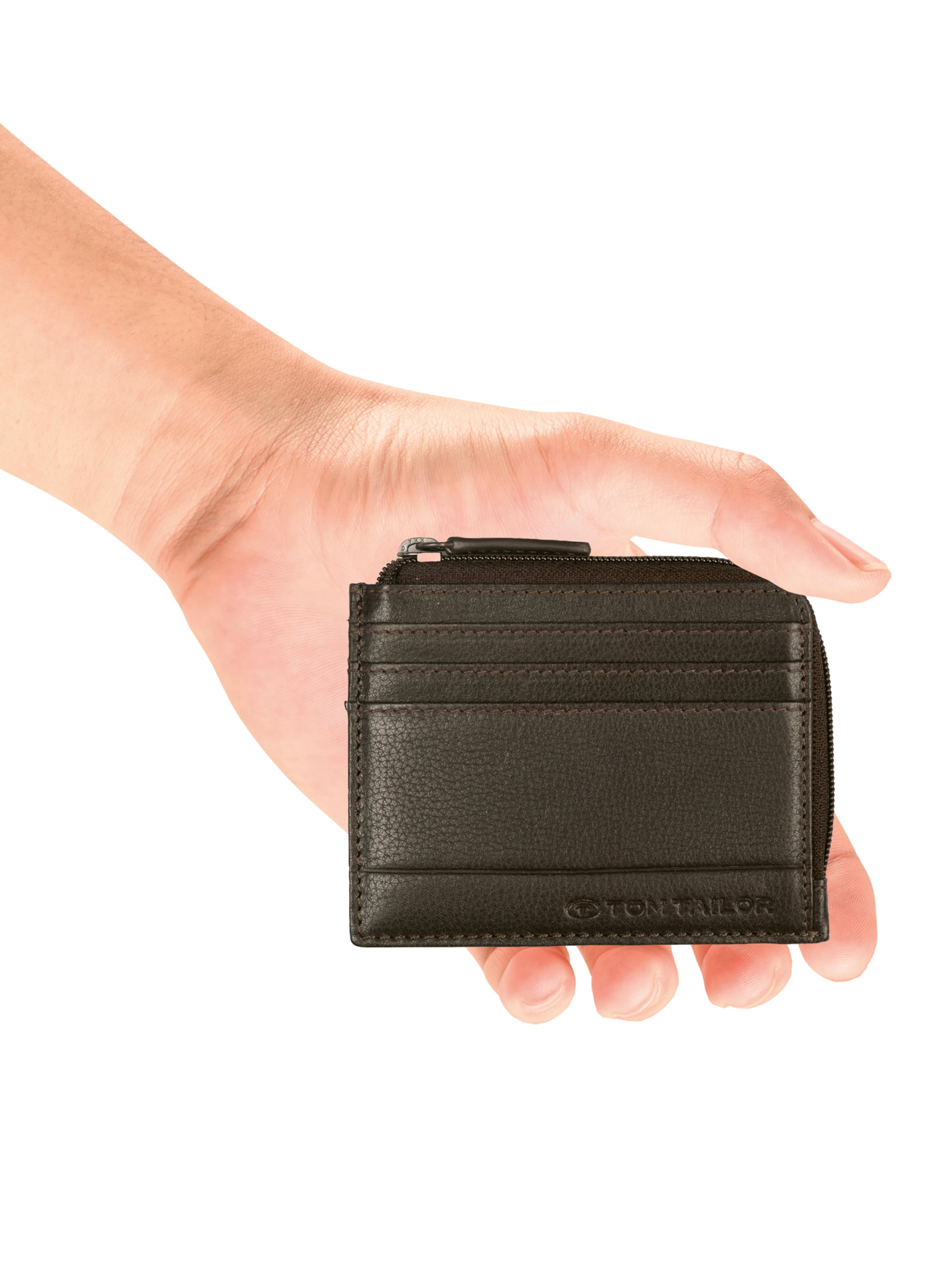 TOM TAILORNovčanik 'Bela' - smeđa boja: prednji dio