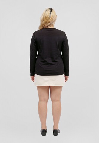 Persona by Marina Rinaldi Shirts 'FONTE' i sort: tilbage