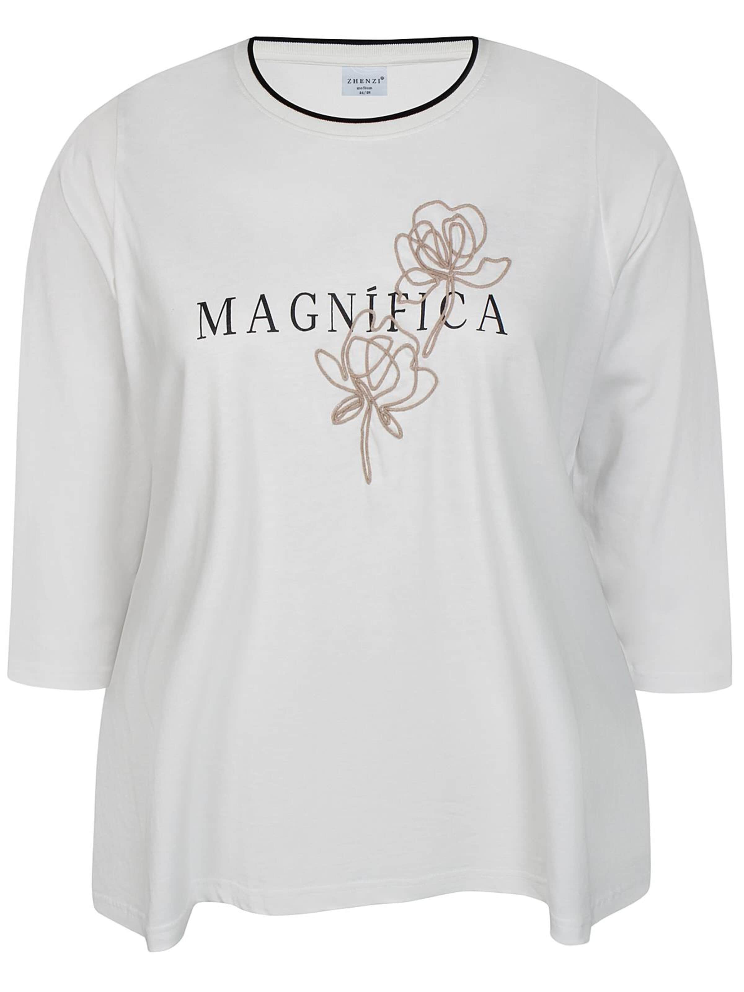 Zhenzi Shirt 'Kandi 1428' in White: front