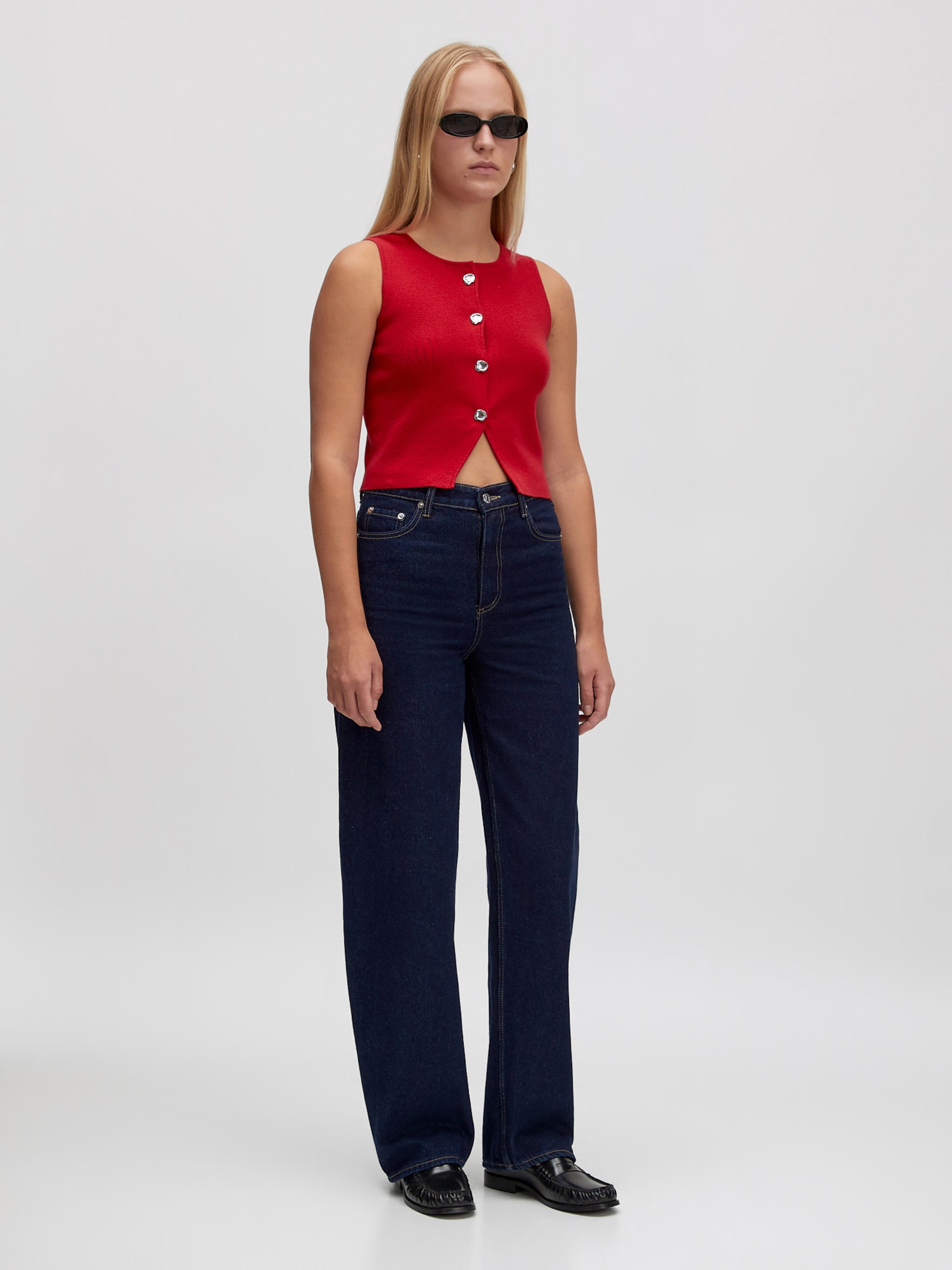 EDITED Produkte Weste 'Gemma' rot