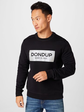 Dondup Sweatshirt 'FELPA' in Schwarz: predná strana