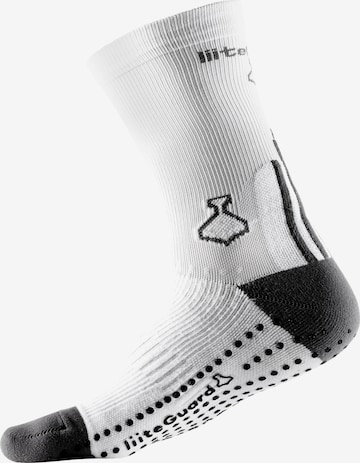 liiteGuard Athletic Socks 'Pro-Tech' in White: front